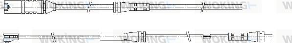 Woking 001202 - Сигналізатор, знос гальмівних колодок autocars.com.ua