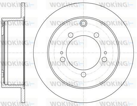 Japanparts DP-503 - Тормозной диск avtokuzovplus.com.ua