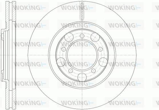 Fri.Tech. BD1300 - Тормозной диск avtokuzovplus.com.ua