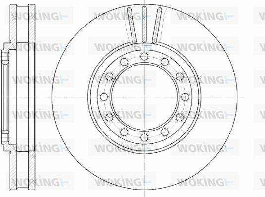 Kavo Parts BR-3712-C - Тормозной диск avtokuzovplus.com.ua