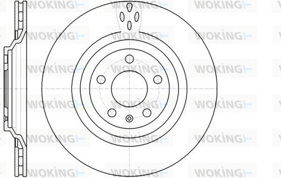 Woking D61309.10 - Гальмівний диск autocars.com.ua