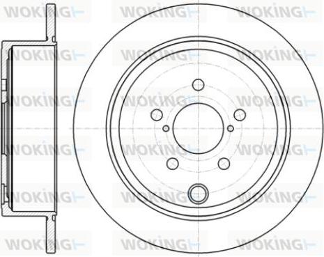 Woking D61415.00 - Гальмівний диск autocars.com.ua