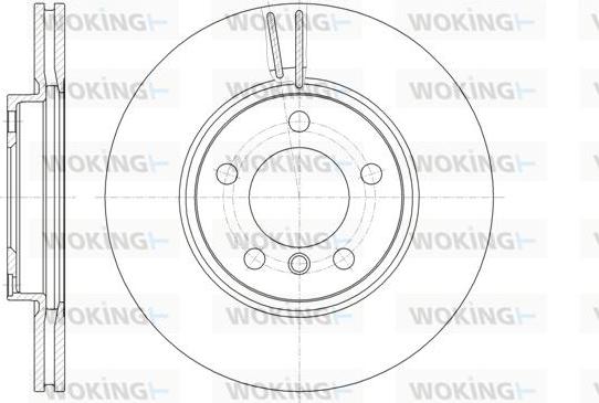 Woking D61440.10 - Гальмівний диск autocars.com.ua