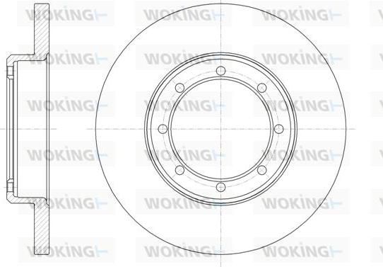 Woking D61476.00 - Тормозной диск avtokuzovplus.com.ua