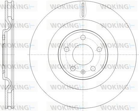 DJ Parts BD3029 - Гальмівний диск autocars.com.ua