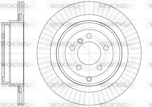 Woking D62064.10 - Тормозной диск autodnr.net