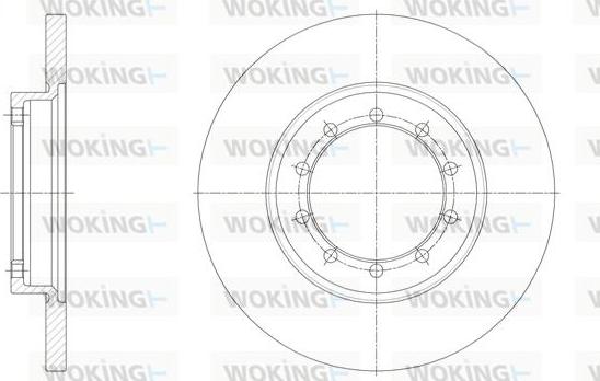 Woking D62094.00 - Тормозной диск autodnr.net