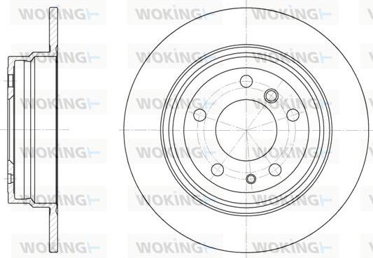 Woking D6342.00 - Гальмівний диск autocars.com.ua