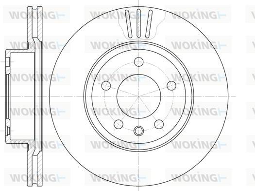 Woking D6490.10 - Гальмівний диск autocars.com.ua