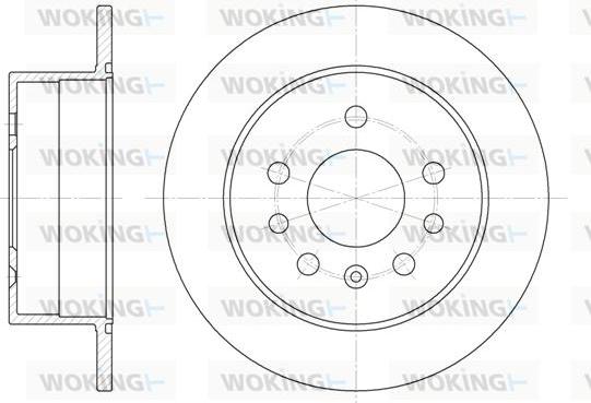 Woking D6532.00 - Тормозной диск avtokuzovplus.com.ua