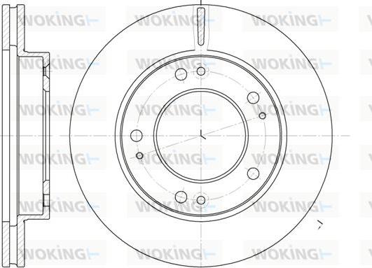 Woking D6893.10 - Гальмівний диск autocars.com.ua