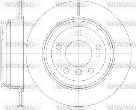 Woking D6977.10 - Тормозной диск avtokuzovplus.com.ua