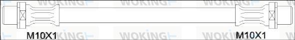 Woking G1900.70 - Гальмівний шланг autocars.com.ua