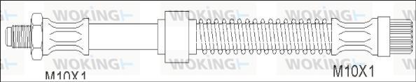 Woking G1901.82 - Тормозной шланг avtokuzovplus.com.ua