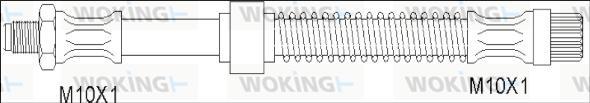 Woking G1901.87 - Гальмівний шланг autocars.com.ua