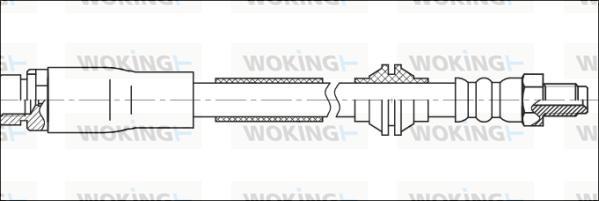 Woking G1901.99 - Гальмівний шланг autocars.com.ua