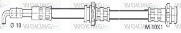 Woking G1903.74 - Гальмівний шланг autocars.com.ua