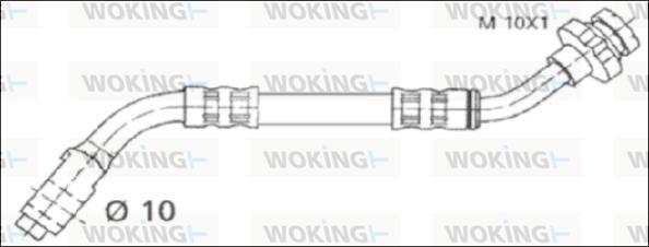 Woking G1903.88 - Гальмівний шланг autocars.com.ua