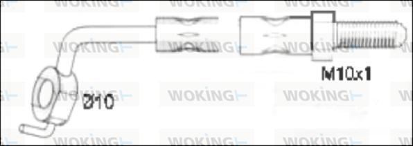 Woking G1903.92 - Тормозной шланг avtokuzovplus.com.ua