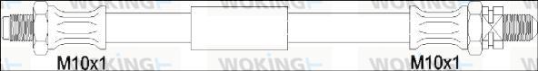 Woking G1904.15 - Тормозной шланг avtokuzovplus.com.ua