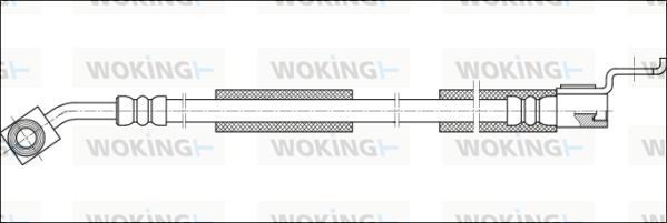 Woking G1904.18 - Гальмівний шланг autocars.com.ua