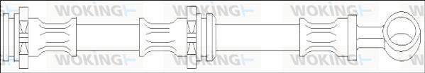 Woking G1904.28 - Тормозной шланг avtokuzovplus.com.ua