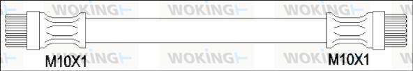 Woking G1922.01 - Тормозной шланг autodnr.net