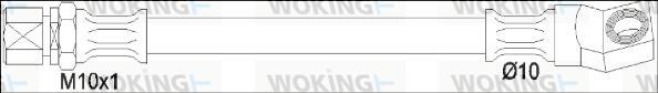 Woking G1950.00 - Гальмівний шланг autocars.com.ua