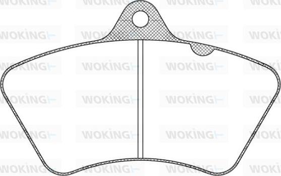 Woking JSA 9263.20 - Гальмівні колодки, дискові гальма autocars.com.ua