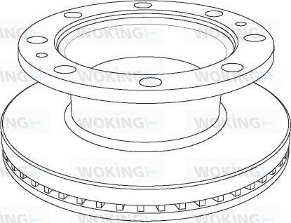 Brembo 109.0011.10 - Гальмівний диск autocars.com.ua