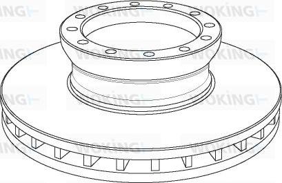 Woking NSA1139.20 - Гальмівний диск autocars.com.ua