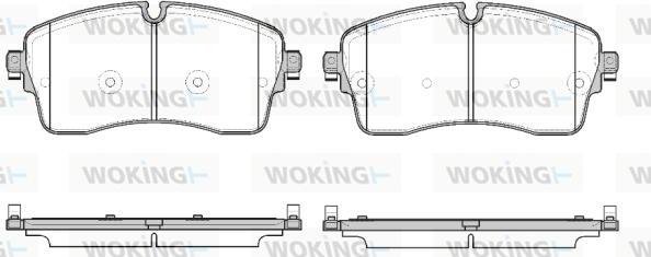 Woking P19153.00 - Гальмівні колодки, дискові гальма autocars.com.ua