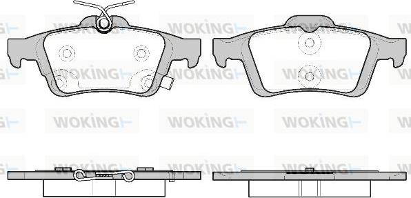Woking P9423.11 - Гальмівні колодки, дискові гальма autocars.com.ua