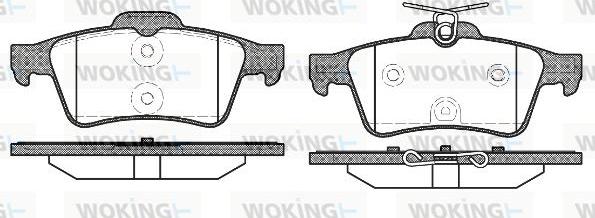 Woking P9423.40 - Колодки тормозные autocars.com.ua