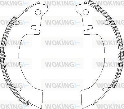 Woking Z4012.00 - Гальмівні колодки autocars.com.ua