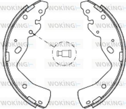 Woking Z4232.00 - Гальмівні колодки autocars.com.ua