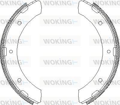 Woking Z4309.00 - Гальмівні колодки autocars.com.ua