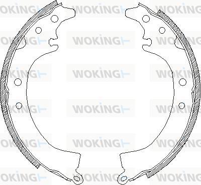 Woking Z4336.00 - Гальмівні колодки autocars.com.ua