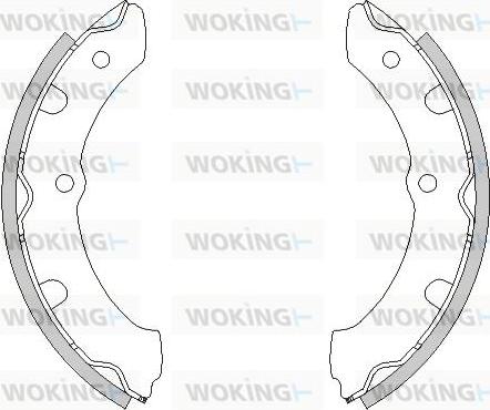 Woking Z4472.00 - Гальмівні колодки autocars.com.ua