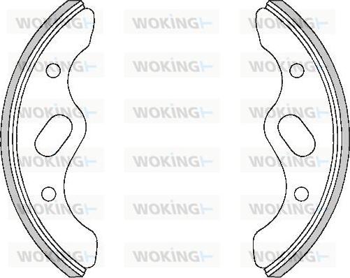 Woking Z4474.00 - Гальмівні колодки autocars.com.ua