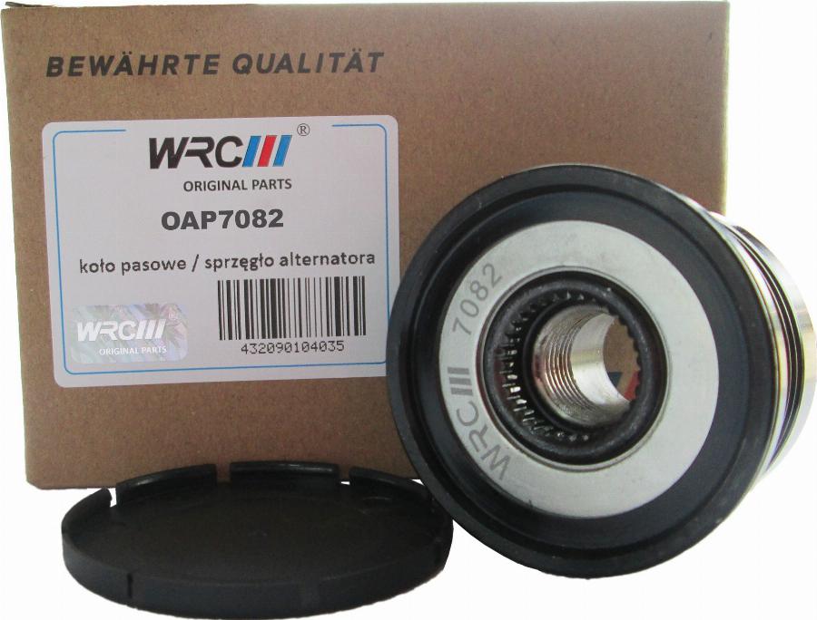 WRC 5807082 - Ремінний шків, генератор autocars.com.ua