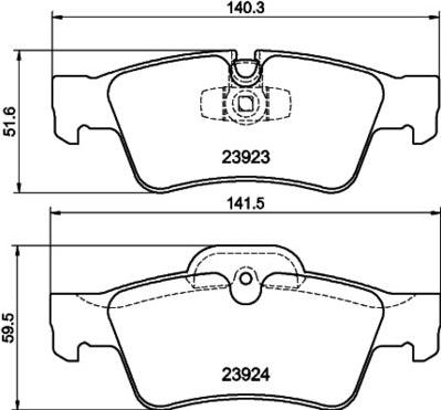 DT Spare Parts IT 0602S 29192 - Гальмівні колодки, дискові гальма autocars.com.ua