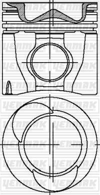 Yenmak 31-03319-000 - Поршень autocars.com.ua