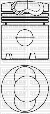 Yenmak 31-03512-000 - Поршень autocars.com.ua