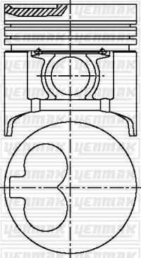 Yenmak 31-03530-000 - Поршень autocars.com.ua