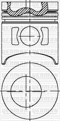 Yenmak 31-03665-000 - Поршень autocars.com.ua