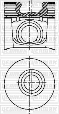 Yenmak 31-03692-000 - Поршень autocars.com.ua