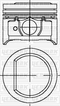 Yenmak 31-03769-000 - Поршень autocars.com.ua