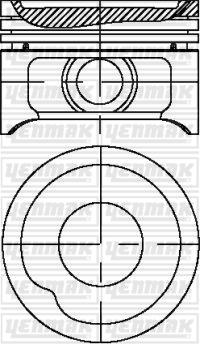 Yenmak 31-03819-000 - Поршень autocars.com.ua