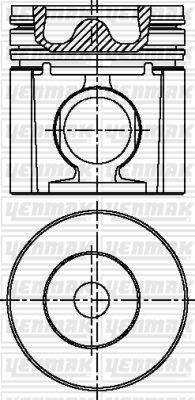Yenmak 31-03861-000 - Поршень autocars.com.ua